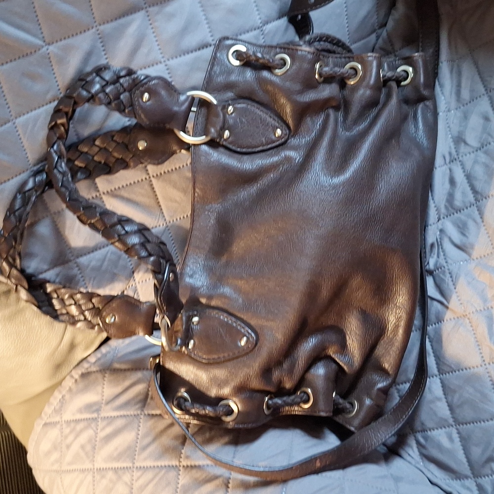 NWOT Michael Kors Woodside Braid Handle Tote - Picture 3 of 13